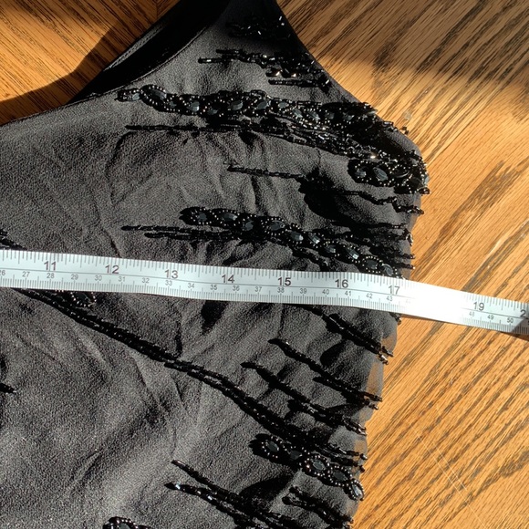 Beaded dress size 14 100% silk - Picture 5 of 7